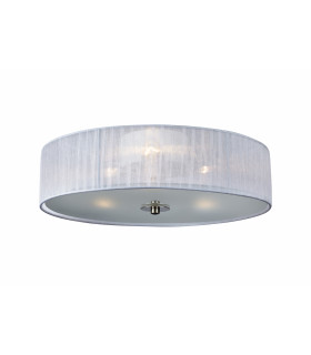BYSKE white ceiling light 3 bulbs
