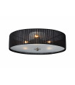 BYSKE ceiling light black 3 bulbs