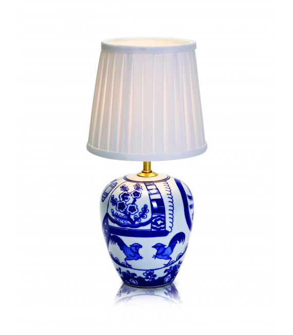 Lampada da tavolo GÖTEBORG blu 1 lampadina