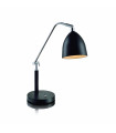 FREDRIKSHAMN Black table lamp 1 bulb