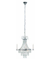 3-light chrome-plated MARIELUND crystal ceiling light