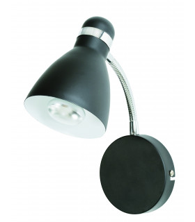 VIKTOR Black wall light 1 bulb