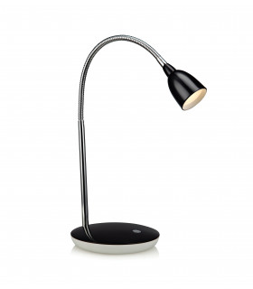 Lampada da tavolo cromata TULIP 1 lampadina