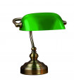 BANKERS Oxidized table lamp 1 bulb