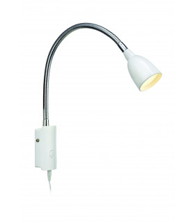 TULIP Chrom Wandleuchte 1 Glühbirne
