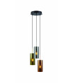 Plafonnier STORM Noir 3 ampoules
