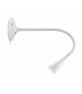 SNAKE aplique blanco 1 bombilla