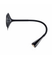 SNAKE black wall light 1 bulb