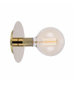 DISC wall light brass 1 bulb