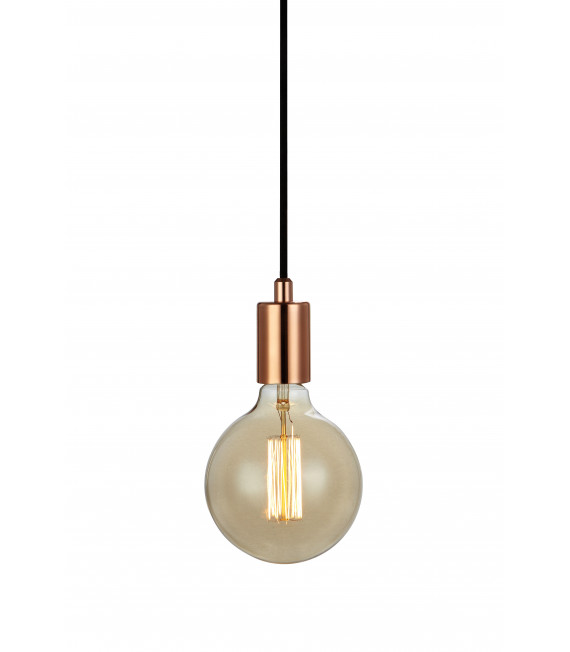 SKY Lampada a sospensione in rame 1 lampadina