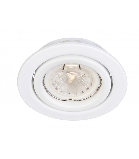 HERMES 3-SET weißes Downlight 3 Glühbirnen