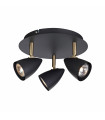 Plafonnier CIRO Noir 3 ampoules