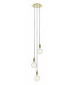 Plafonnier SKY Laiton 3 ampoules