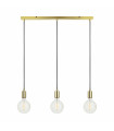 Plafonnier SKY Laiton 3 ampoules