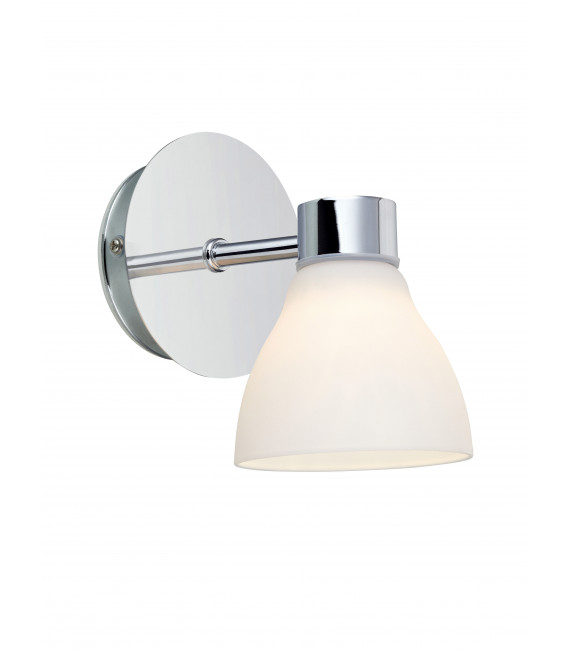 CASSIS Badezimmer Wandleuchte Chrom 1 Glühbirne
