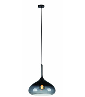 Plafoniera COOPER nera 1 lampadina