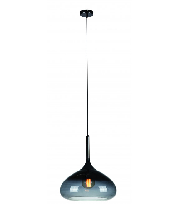 COOPER Plafón negro 1 bombilla
