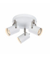 KEY white ceiling light 3 bulbs