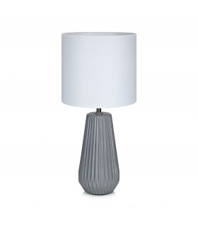 NICCI lámpara de mesa gris 1 bombilla
