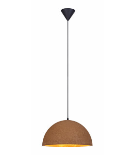 CORK ceiling light black 1 bulb
