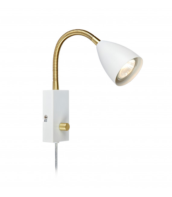 CIRO aplique blanco 1 bombilla