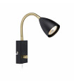 Applique murale CIRO Noire 1 ampoule