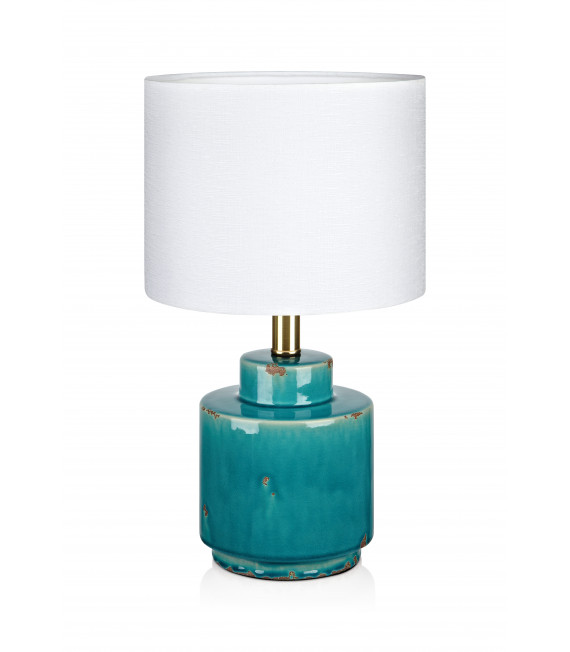 Lampada da tavolo blu COUS 1 lampadina