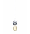 FAB chrome pendant lamp 1 bulb