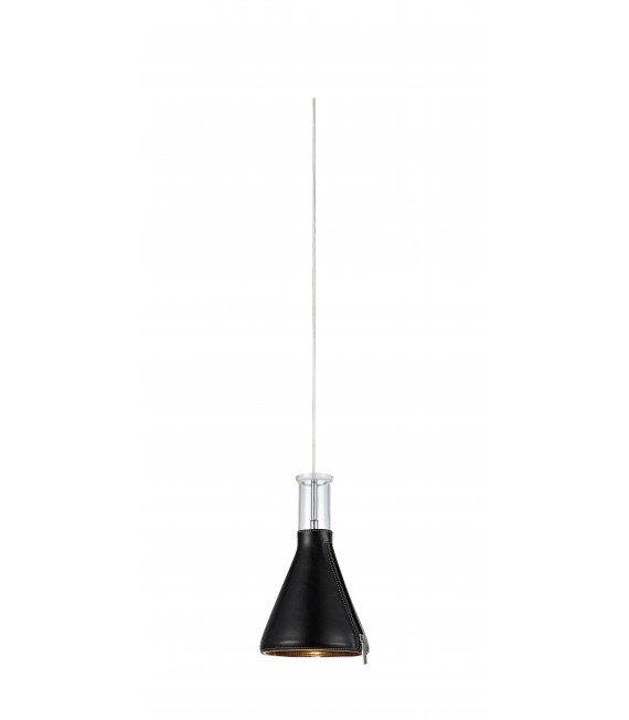 Lampada a sospensione cromata 1 lampadina