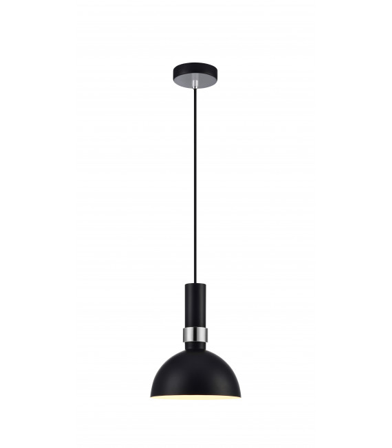 LARRY Plafón negro 1 bombilla
