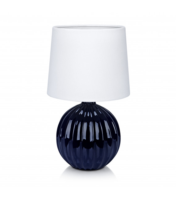 MELANIE lámpara de mesa azul 1 bombilla