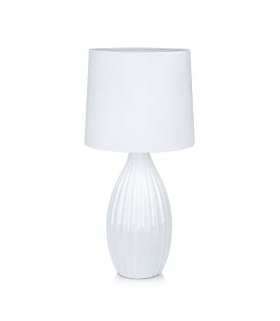 STEPHANIE white table lamp 1 bulb