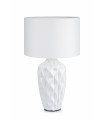 Lampe de table ANGELA blanche 1 ampoule