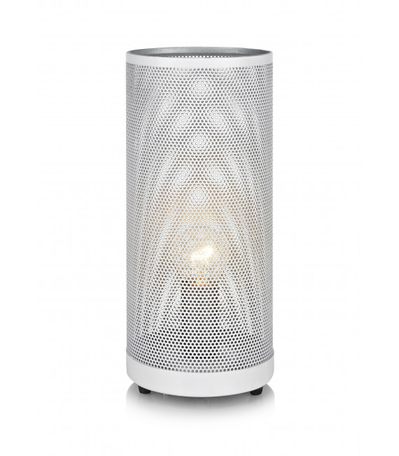 Lampe de table UTAH blanche 1 ampoule