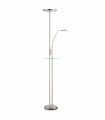 FRIEND floor lamp in steel 2 bulbs