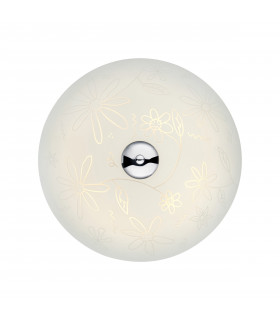 White FLOWER ceiling light 1 bulb