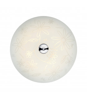 White FLOWER ceiling light 1 bulb