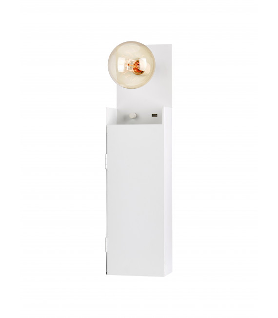 COMBO white wall light 1 bulb