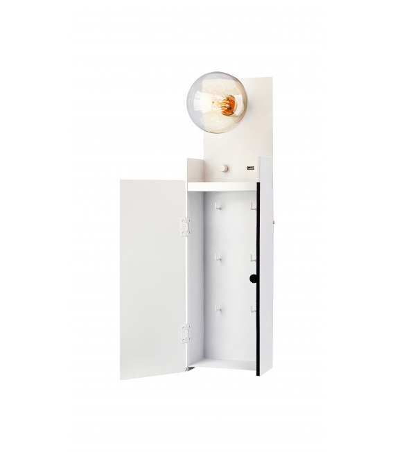 COMBO white wall light 1 bulb
