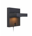 Applique murale KUBIK Noire 1 ampoule