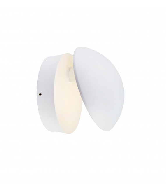 BUGSY white garden wall light 1 bulb