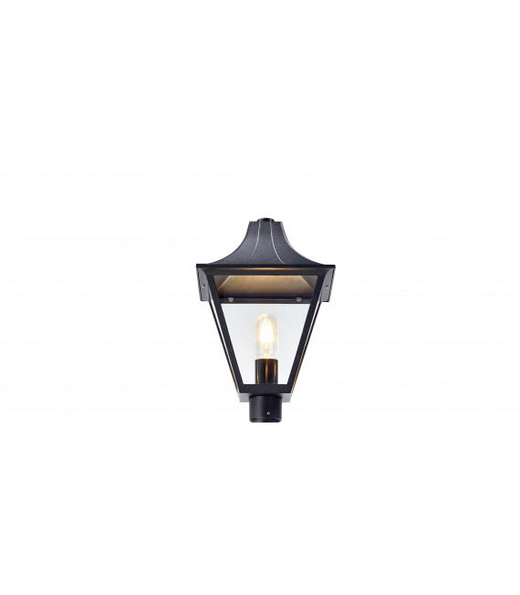 DANDY schwarze Gartenlampe 1 Glühbirne