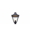 DANDY black garden lamp 1 bulb