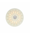 PETAL chrome ceiling lamp 1 bulb