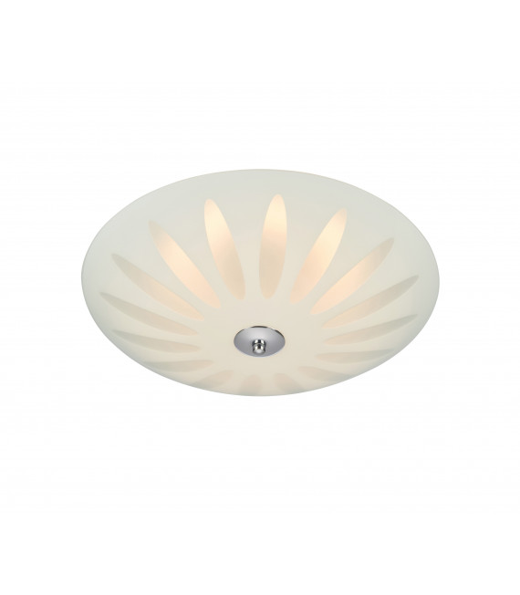 Plafonnier PETAL chromé 1 ampoule