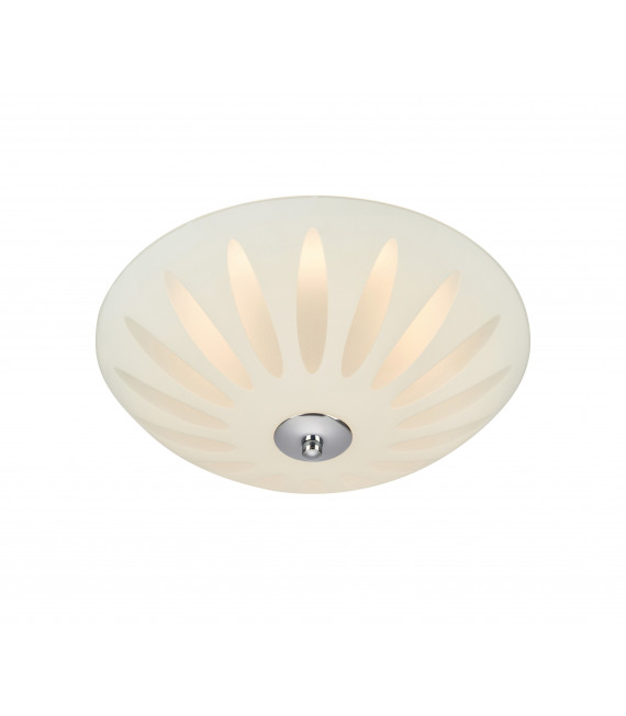 PETAL cromo plafón 1 bombilla