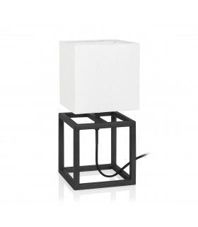 Tischleuchte CUBE Black 1 Glühbirne