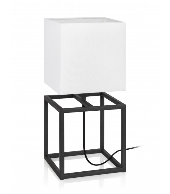 Tischleuchte CUBE Black 1 Glühbirne