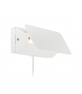 CARD aplique blanco 1 bombilla