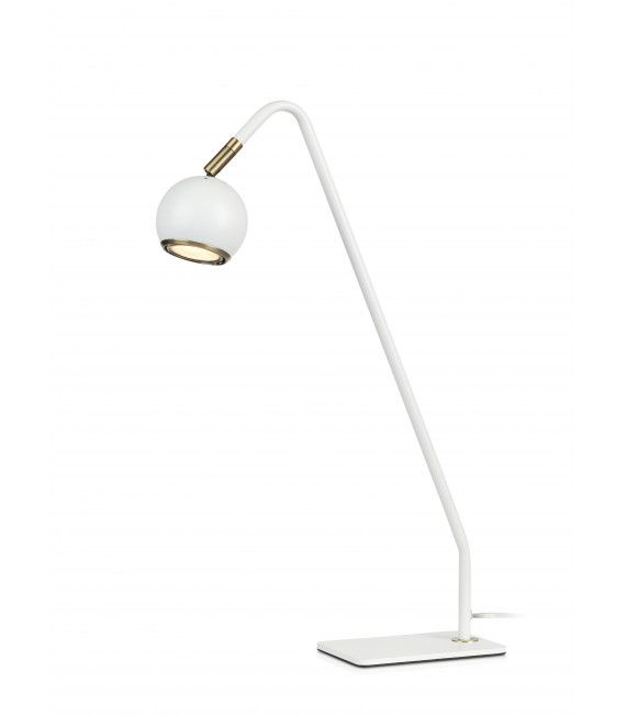 COCO weiße Tischlampe 1 Glühbirne